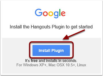 install google hangout plugin